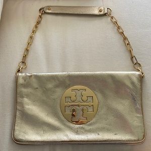 Tory Burch gold shoulder bag